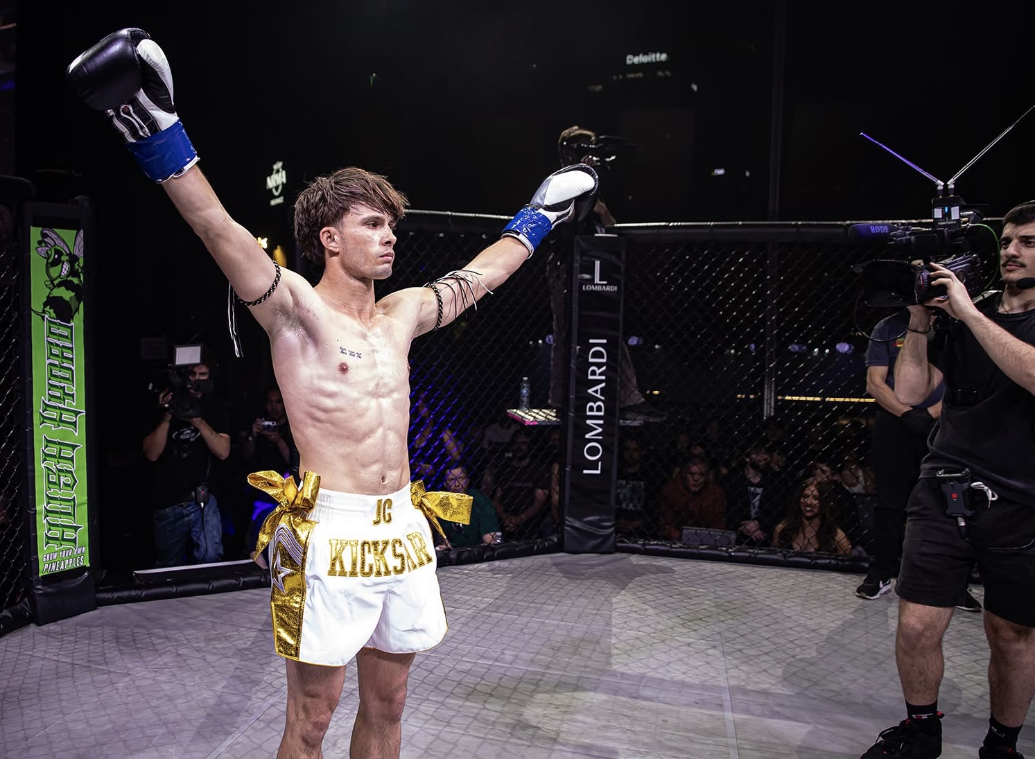 Jayden Clark in the ring