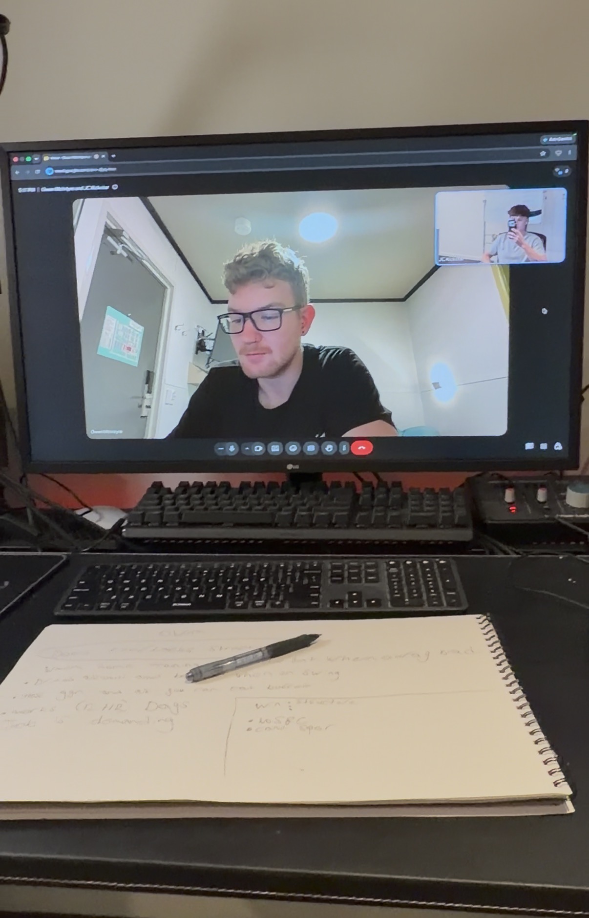 Weekly check in call